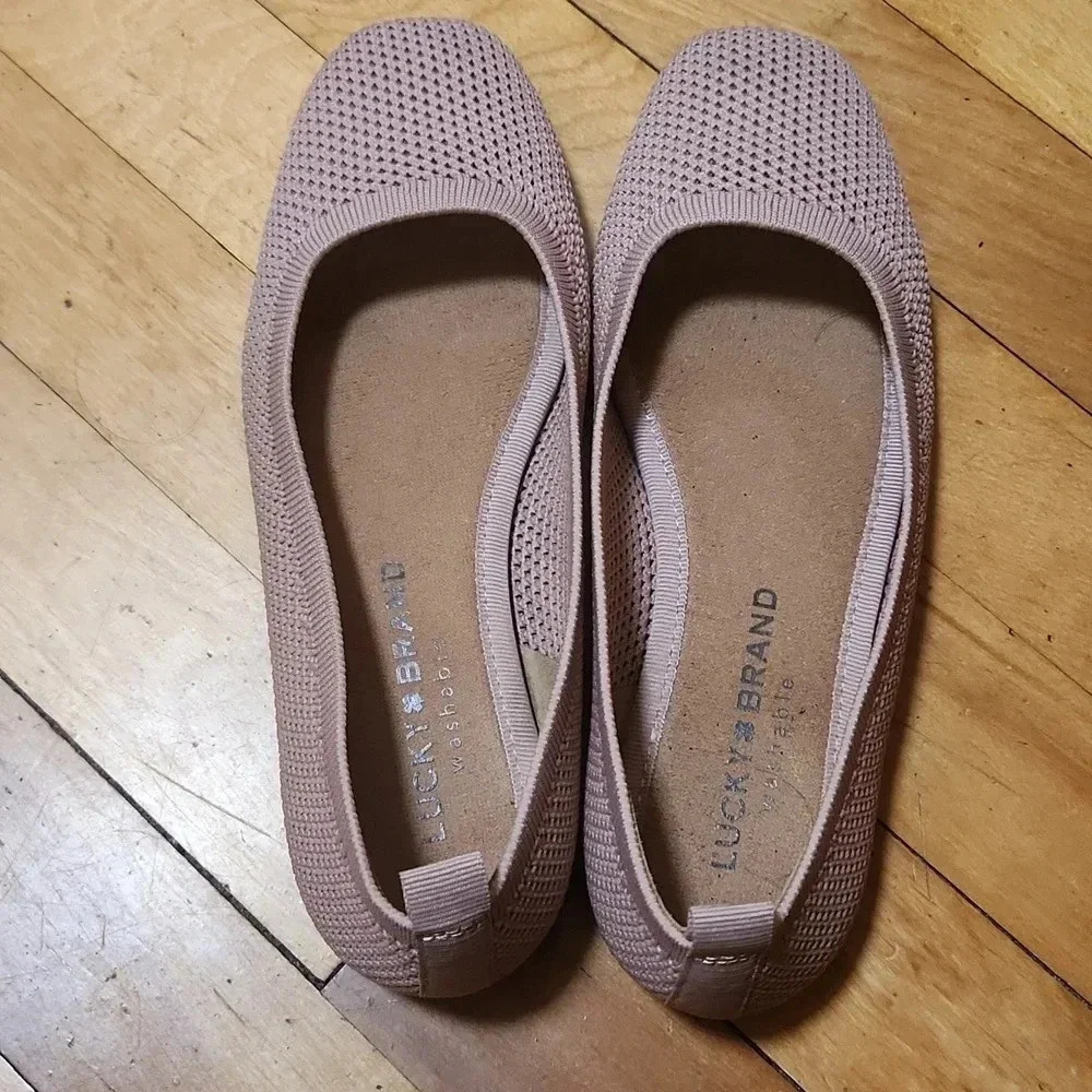 Lucky Brand Women's DANERIC Pink Lavender Ballet Flats - Picture 2 of 7